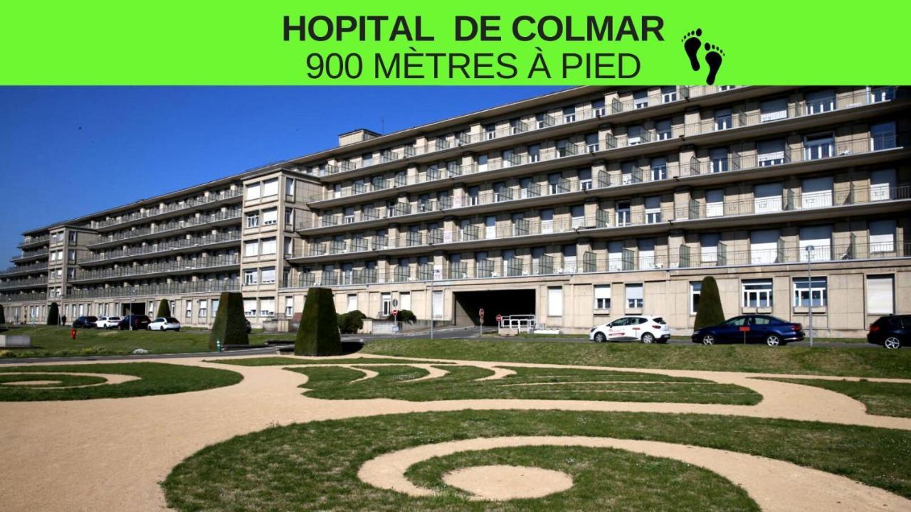 Апартаменты Colmar - La Cigogne - Balcon - Vue Degagee - Netflix - Wifi Fibre - Parking Gratuit - Quartier Populaire Экстерьер фото